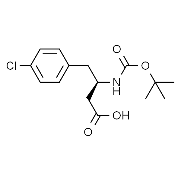 (R)-N-叔丁氧羰基-3-氨基-4-(4-氯苯基)丁酸