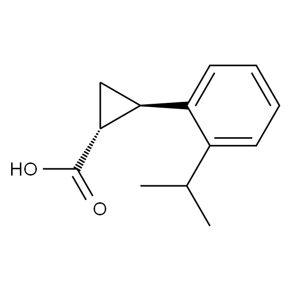 反式-2-（2-异丙基苯基）环丙烷-1-羧酸