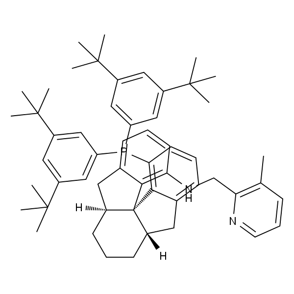 (1aS,4aS,9bS)-10-(双(3,5-二叔丁基苯基)磷烷基)-N-((3-甲基吡啶-2-基)甲基)-1,3,4,4a,5,13c-六氢-2H-茚并[2,1-d]芴-9-胺