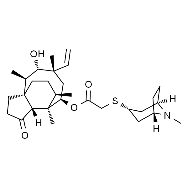 (3aR,4R,5R,7S,8S,9R,9aS,12R)-8-羟基-4,7,9,12-四甲基-3-氧代-7-乙烯基十氢-4,9a-丙环戊烷并[8]环辛烷-5-基 2-(((1R,3S,5S)-8-甲基-8-氮杂双环[3.2.1]辛烷-3-基)硫基)乙酸酯