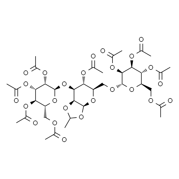 4-O-Acetyl-3,6-di-O-(2,3,4,6-tetra-O-acetyl-α-D-mannopyranosyl)-1,2 -ethylidene-β-D-mannopyranose