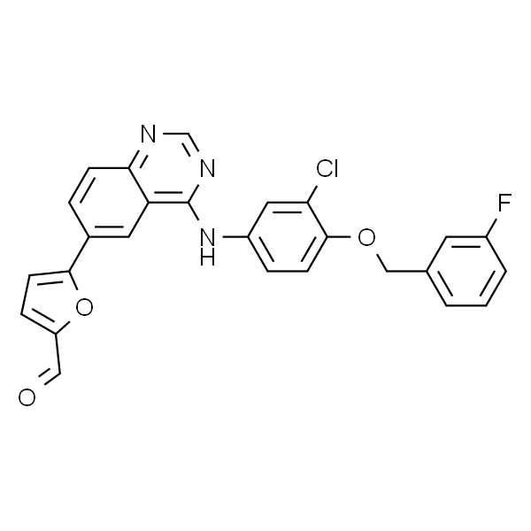 5-[4-[3-氯-4-(3-氟苯甲氧基)苯氨基]-6-喹唑啉基]呋喃-2-甲醛