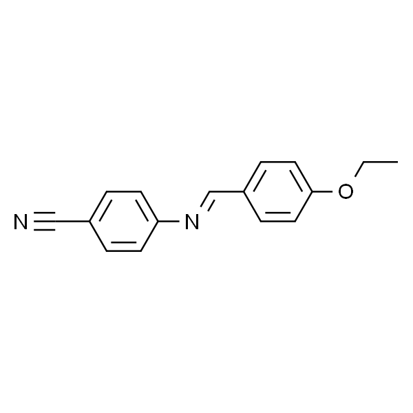 (E)-4-((4-乙氧基亚苄基)氨基)苯甲腈