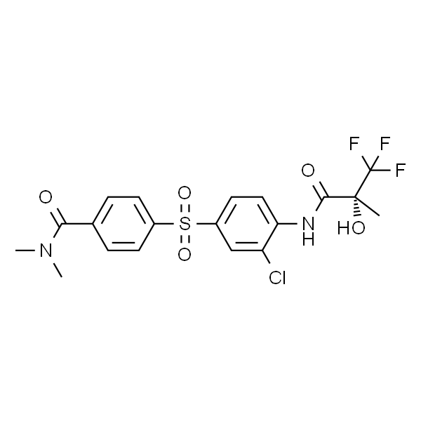 4-[[3-氯-4-[[(2R)-3,3,3-三氟-2-羟基-2-甲基-1-氧代丙基]氨基]苯基]磺酰基]-N,N-二甲基苯甲酰胺