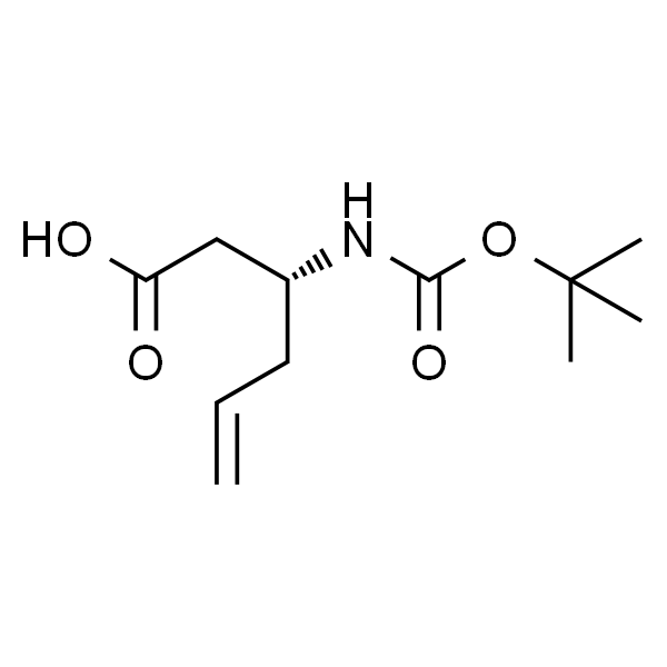 Boc-(R)-3-氨基-5-己烯酸