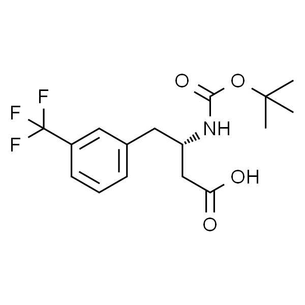 Boc-(S)-3-氨基-4-(3-三氟甲基苯基)-丁酸