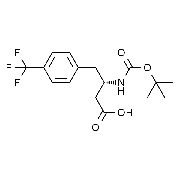 Boc-(S)-3-氨基-4-(4-三氟甲基苯基)-丁酸