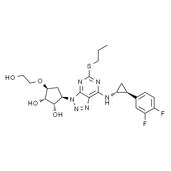 (1S,2S,3R,5S)-3-(7-(((1R,2S)-2-(3,4-二氟苯基)环丙基)氨基)-5-(丙硫基)-3H-[1,2,3]三唑并[4,5-d]嘧啶-3-基)-5-(2-羟基乙氧基)环戊烷-1,2-二醇