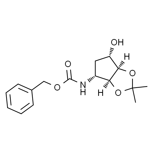 N-[(3aS,4R,6S,6aR)-四氢-6-羟基-2,2-二甲基-4H-环戊烯并-1,3-二氧戊环-4-基]氨基甲酸苄酯