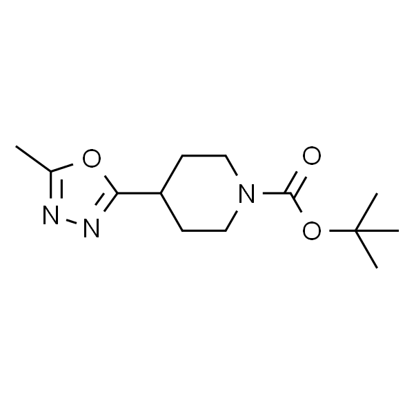 1-Boc-4-(5-甲基-1,3,4-噁二唑-2-基)哌啶