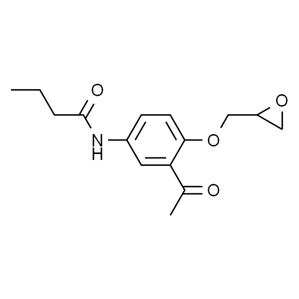 3’-Acetyl-4’-(2,3-epoxypropoxy)butyranilide