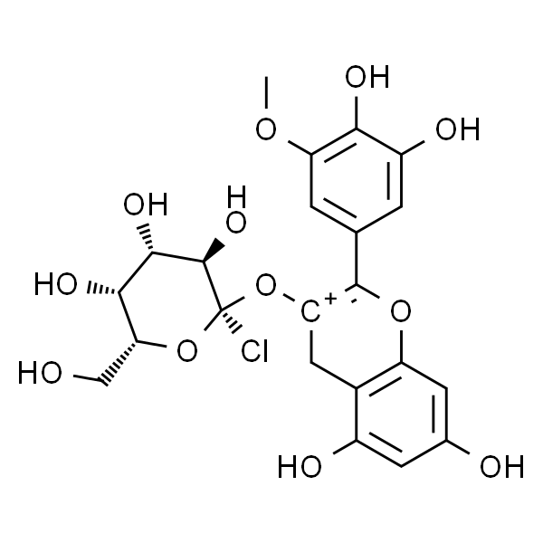 氯化矮牵牛素-3-O-半乳糖苷