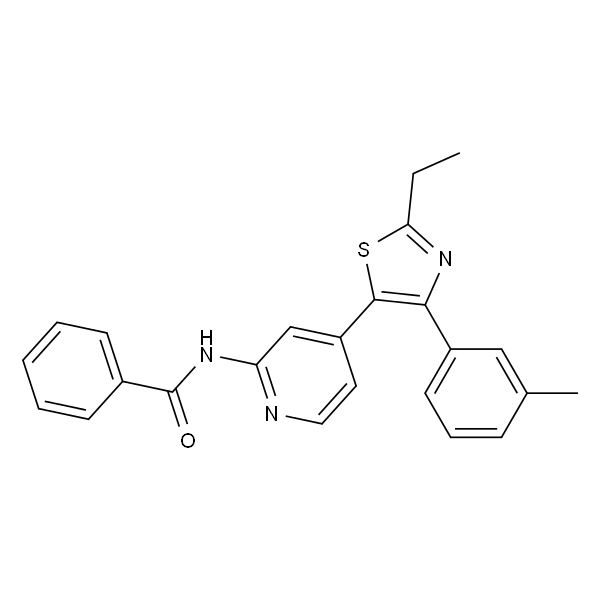 N-(4-(2-乙基-4-(3-甲基苯基)噻唑-5-基)吡啶-2-基)苯甲酰胺