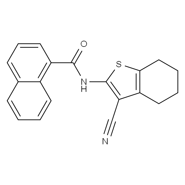 N-(3-氰基-4,5,6,7-四氢苯并[b]噻吩-2-基)-1-萘酰胺