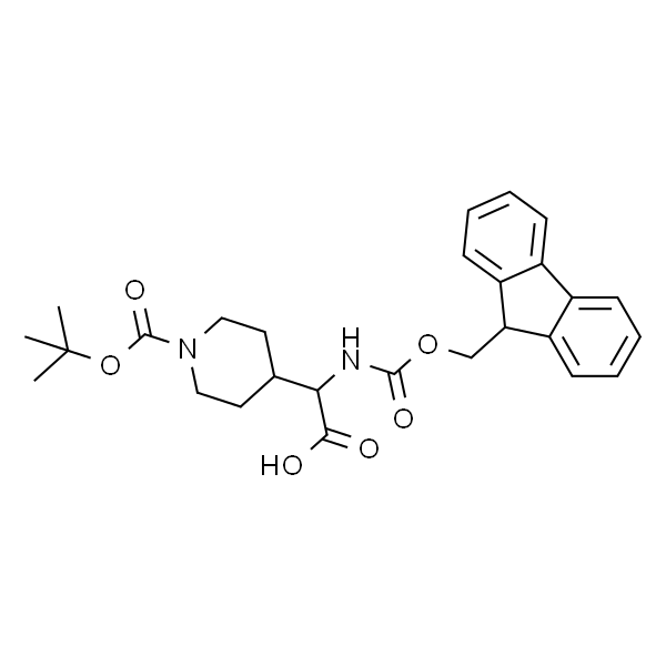 2-(Fmoc-氨基)-2-(1-Boc-4-哌啶基)乙酸