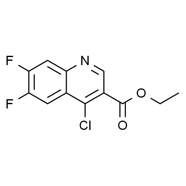 4-氯-6,7-二氟-3-喹啉羧酸乙酯