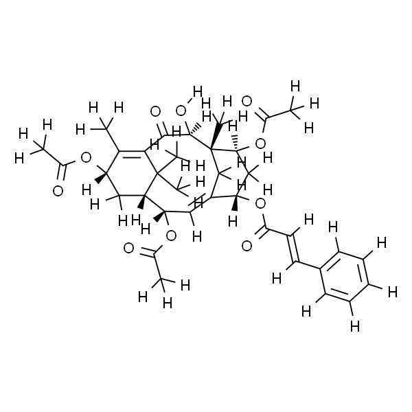 2α,7β,13α-Triacetoxy-5α-cinnamoyloxy-9β-hydroxy-2(3→20)abeotaxa-4(20),11-dien-10-one