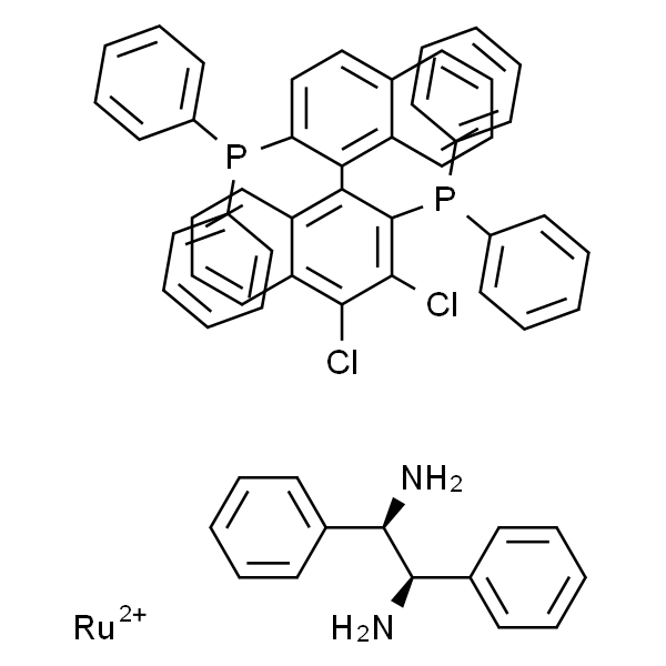 二氯[(S)-(-)-2,2'-双(二苯基膦)-1,1'-联萘基][(1R,2R)-(+)-1,2-二苯基乙二胺]钌(II)