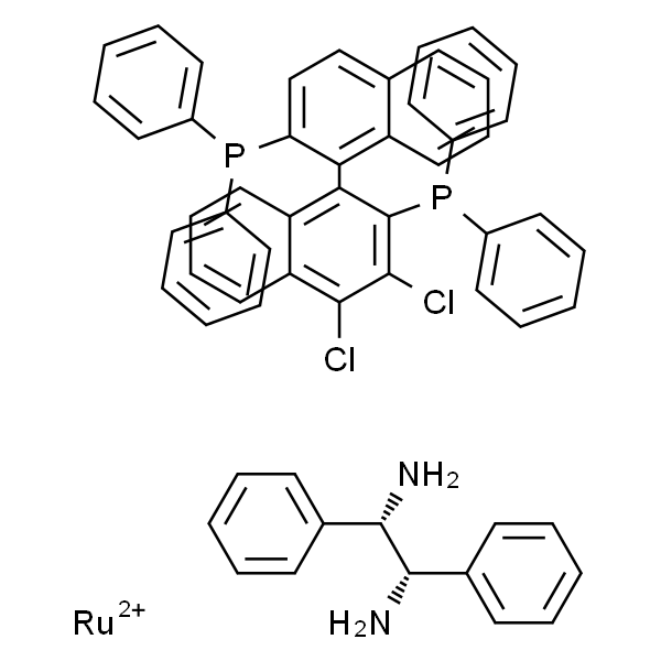 二氯[(S)-(-)-2,2′-双(二苯基膦)-1,1′-联萘基][(1S,2S)-(-)-1,2-二苯基乙二胺]钌(II)