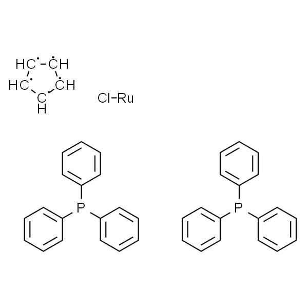 氯(环戊二烯基)双(三苯基膦)钌(II) 乙醇加合物Ru 13.09%