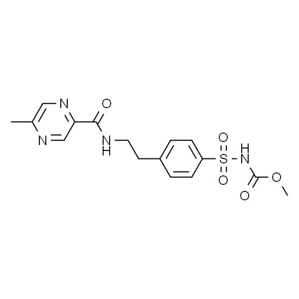 Methyl 4-[β-(5-Methylpyrazine-2-carboxamido)ethyl]benzene Sulfonamide Carbamate