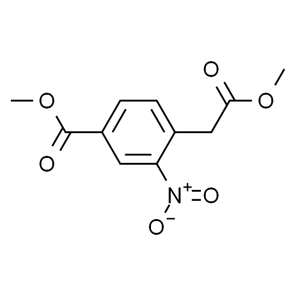 4-(甲氧基羰基Methyl 4-(2-methoxy-2-oxoethyl)-3-nitrobenzoate)-2-硝基苯乙酸甲酯