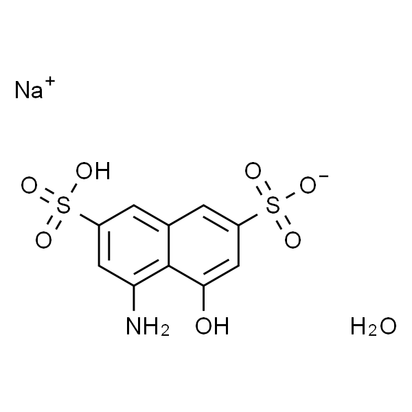 4-氨基-5-羟基-2，7-萘二磺酸单钠盐 水合物