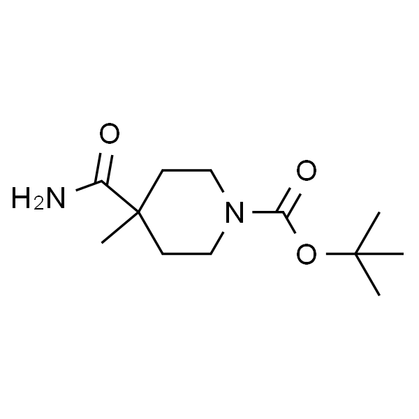 1-Boc-4-甲基-4-哌啶甲酰胺