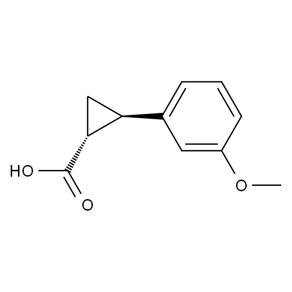 反式-2-（3-甲氧基苯基）环丙烷-1-羧酸