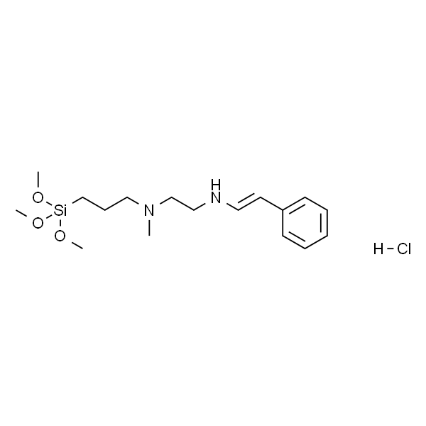 N-[2-(N-乙烯基苄氨基)乙基]-3-氨丙基三甲氧基硅烷盐酸盐 (30-40%于甲醇中)