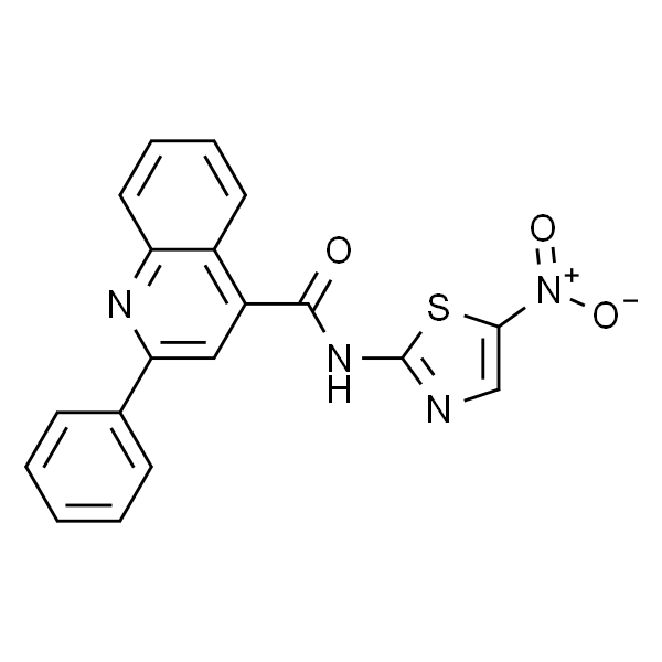 N-(5-硝基-2-噻唑基)-2-苯基喹啉-4-甲酰胺