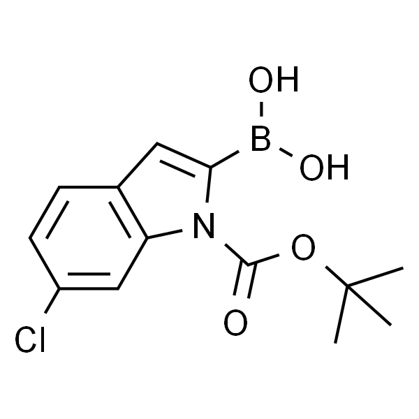 (1-(叔丁氧基羰基)-6-氯-1H-吲哚-2-基)硼酸