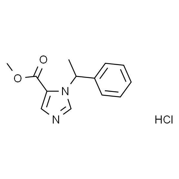 1-(1-苯乙基)-1H-咪唑-5-甲酸甲酯盐酸盐