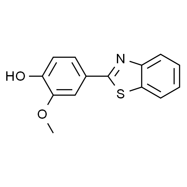 2-(4-羟基-3-甲氧基苯基)苯并噻唑