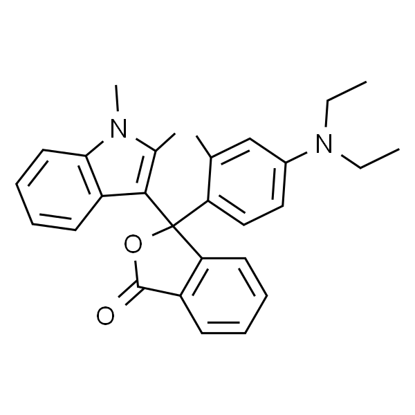 3-(1,2-二甲基-3-吲哚基)-3-[4-二乙氨基-2-甲基苯基]苯酞