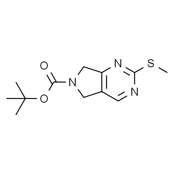 2-(甲硫基)-6-Boc-5,7-二氢吡咯并[3,4-d]嘧啶