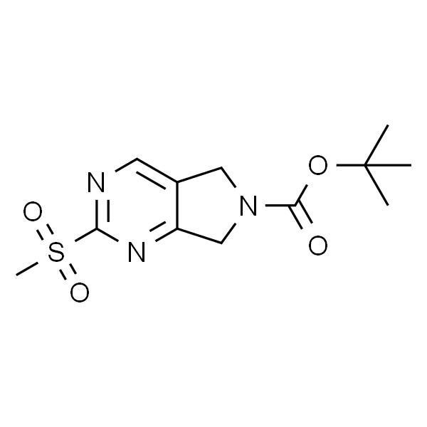 2-甲磺酰基-5H-吡咯并[3,4-d]嘧啶-6(7H)-甲酸叔丁酯