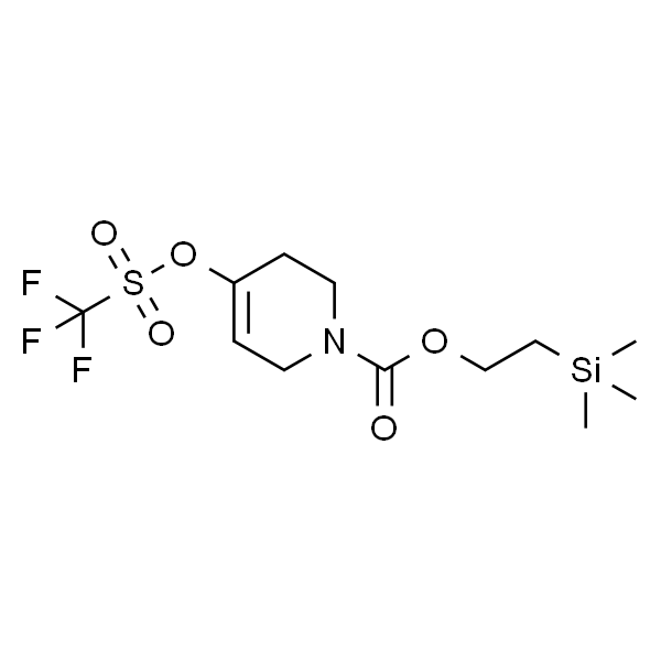 2-(三甲基甲硅烷基)乙基4-(((三氟甲基)磺酰)氧基)-5，6-二氢吡啶-1(2H)-羧酸叔丁酯