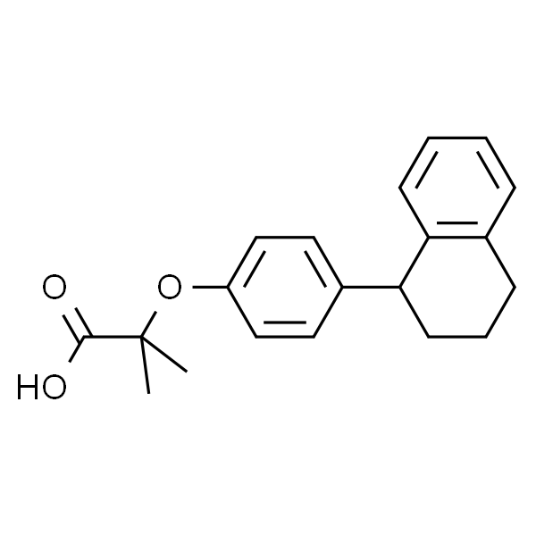 2-甲基-2-(4-(1,2,3,4-四氢萘-1-基)苯氧基)丙酸