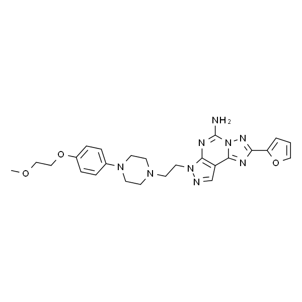 2-(2-呋喃基)-5-氨基-7-[2-[4-[4-(2-甲氧基乙氧基)苯基]-1-哌嗪基]乙基]-7H-吡唑并[4,3-e][1,2,4]三唑并[1,5-c]嘧啶