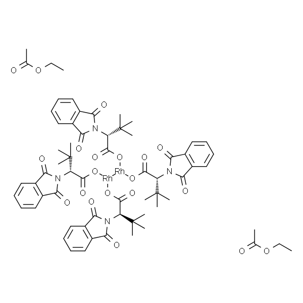 四[N-邻苯二甲酰-(R)-叔亮氨酸基]二铑双(乙酸乙酯)加合物