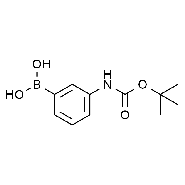 3-(叔丁氧羰基氨基)苯基硼酸 (含不定量的酸酐)