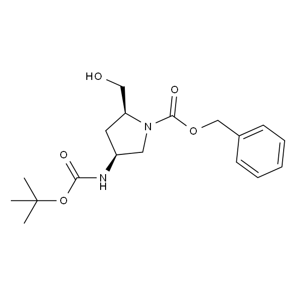 (2S,4S)-苄基4-((叔丁氧羰基)氨基)-2-(羟甲基)吡咯烷-1-羧酸酯