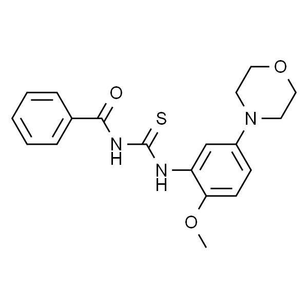 N-(2-methoxy-5-morpholinophenylcarbamothioyl)benzamide