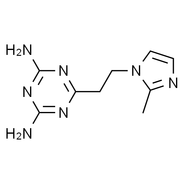 6-(2-(2-甲基-1H-咪唑-1-基)乙基)-1,3,5-三嗪-2,4-二胺