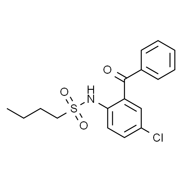 N-(2-苯甲酰基-4-氯苯基)丁烷-1-磺酰胺