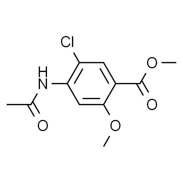 5-氯-4-乙酰氨基-2-甲氧基苯甲酸甲酯