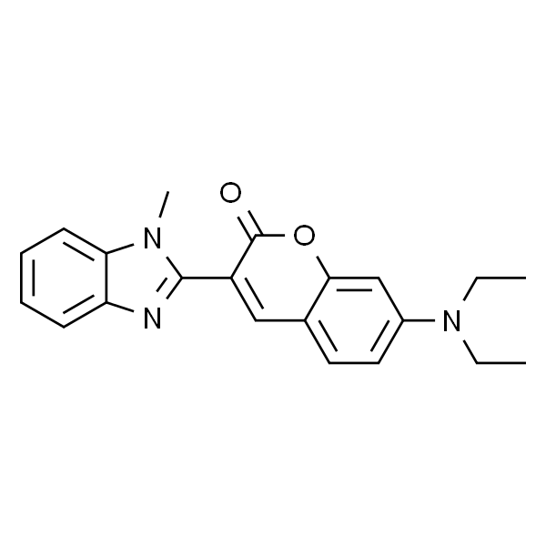 7-二乙氨基-3-(1-甲基-2-苯并咪唑基)香豆素