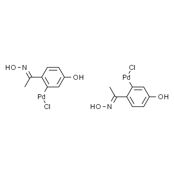 二-μ-氯双[5-羟基-2-[1-(羟基亚氨基-κN)乙基]苯基-κC]钯(II)二聚物