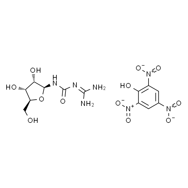 1-(二氨基亚甲基)-3-(beta-D-呋喃核糖基)脲苦味酸盐